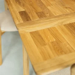 Table à manger extensible en chêne massif Mini 1 - NordicStory