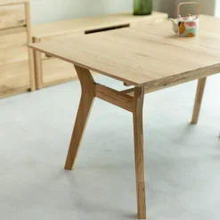 Table à manger extensible en bois massif de chêne Harold - NordicStory