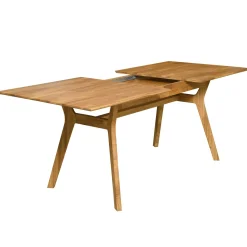 Table à manger extensible en bois massif de chêne Harold - NordicStory