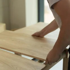 Table à manger extensible en chêne massif XL - NordicStory