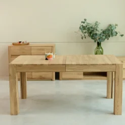 Table à manger extensible en chêne massif XL - NordicStory