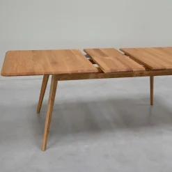 Table à manger extensible en bois massif de chêne Genève - NordicStory