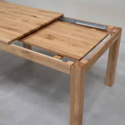Table à manger extensible en bois massif de chêne L2 - NordicStory