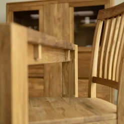 Table à manger extensible en chêne massif Mauritz 1 - NordicStory