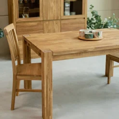 Table à manger extensible en chêne massif Mauritz 1 - NordicStory