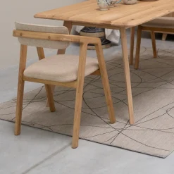 Table à manger fixe en bois massif Suède - VESKOR