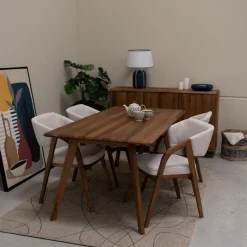 Table à manger fixe en bois massif Suède - VESKOR