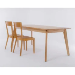 Table à manger fixe en bois massif PREMIER - KARPIS