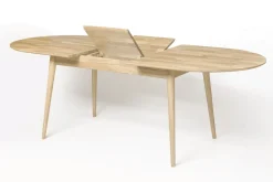 Table à manger ovale extensible en chêne massif Escandi 2 - NordicStory