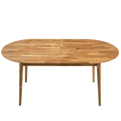 Table à manger ovale extensible en chêne massif Escandi 2 - NordicStory