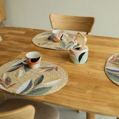 Table à manger ovale extensible en chêne massif Escandi 2 - NordicStory