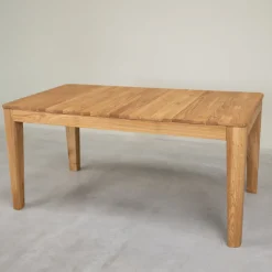 Table à manger rectangulaire extensible en bois massif de chêne Kodama - VESKOR