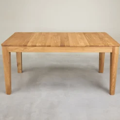 Table à manger rectangulaire extensible en bois massif de chêne Kodama - VESKOR