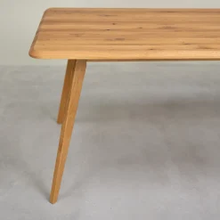 Table à manger rectangulaire en chêne massif Genève - NordicStory