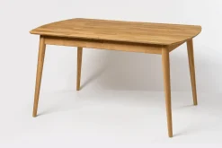 Table à manger rectangulaire extensible en chêne massif Escandi - NordicStory