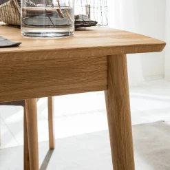 Table à manger rectangulaire extensible en chêne massif Escandi - NordicStory