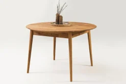 Table à manger ronde extensible en chêne massif Escandi 6 - NordicStory