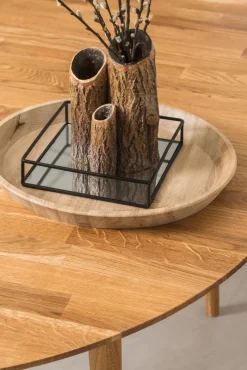 Table à manger ronde extensible en chêne massif Escandi 4 - NordicStory