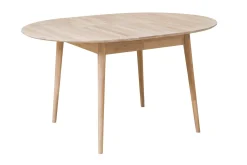 Table à manger ronde extensible en chêne massif Escandi 4 - NordicStory