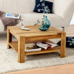 Table basse en bois massif de chêne Mauritz 4 - NordicStory
