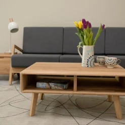 Table basse en bois massif Suède 1 – VESKOR