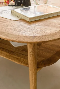 Table basse en chêne massif Escandi 4 - NordicStory
