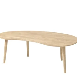 Table basse gigogne en bois massif de chêne Escandi - NordicStory