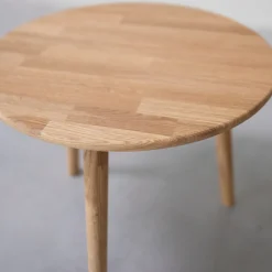Table basse gigogne en bois massif de chêne Malmo - VESKOR
