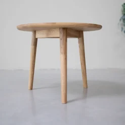 Table basse gigogne en bois massif de chêne Malmo - VESKOR
