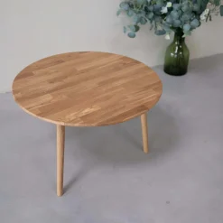 Table basse gigogne en bois massif de chêne Malmo - VESKOR