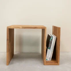 Table d’appoint en bois massif de chêne Sofi – NordicStory