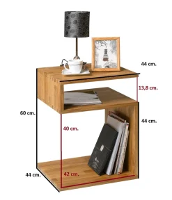 Table d’appoint en bois massif de chêne Sofi – NordicStory