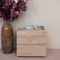 Table de chevet en bois massif de chêne Danemark 2 – NordicStory