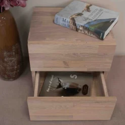 Table de chevet en bois massif de chêne Danemark 2 – NordicStory