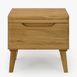 Table de chevet en bois massif de chêne Milan - NordicStory