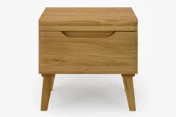Table de chevet en bois massif de chêne Milan - NordicStory
