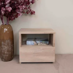 Table de chevet en bois massif de chêne Danemark 1 - NordicStory