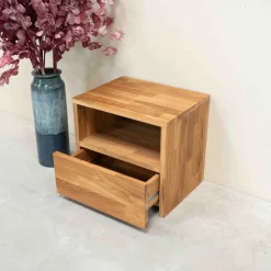 Table de chevet en bois massif de chêne Danemark 1 - NordicStory