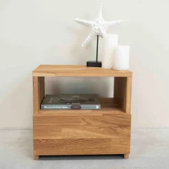 Table de chevet en bois massif de chêne Danemark 1 - NordicStory