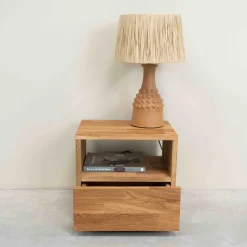 Table de chevet en bois massif de chêne Danemark 1 - NordicStory