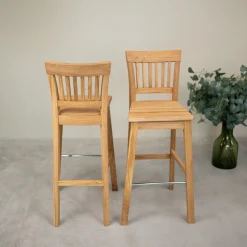 Tabouret de bar en chêne massif Provence – NordicStory