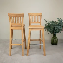 Tabouret de bar en chêne massif Provence – NordicStory