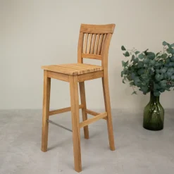 Tabouret de bar en chêne massif Provence – NordicStory