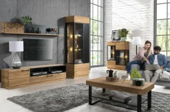 Vitrine en bois de chêne Mozaik 15 - LoftStory
