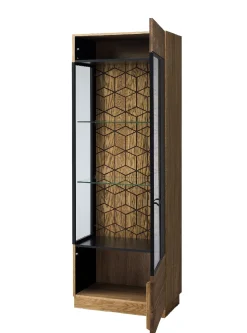 Vitrine en bois de chêne Mozaik 10 - LoftStory