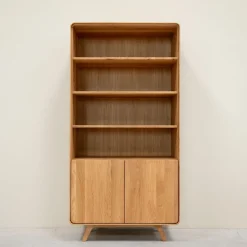 Vitrine en bois massif de chêne Genève 2 - NordicStory