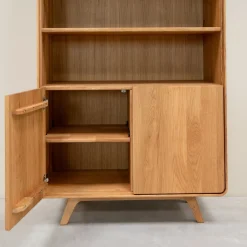 Vitrine en bois massif de chêne Genève 2 - NordicStory