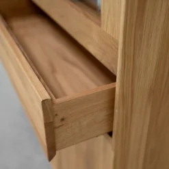 Vitrine en bois massif de chêne Bremen 3 - NordicStory