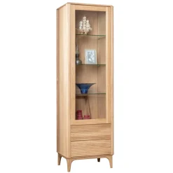 Vitrine en bois massif de chêne Oxford 1 - NordicStory