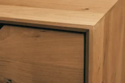 Vitrine en bois massif de chêne Bremen 1 - NordicStory